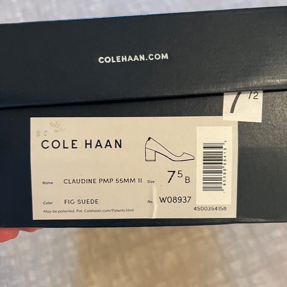 Cole Haan Claudine Heels - Fig Suede - Picture 7 of 11